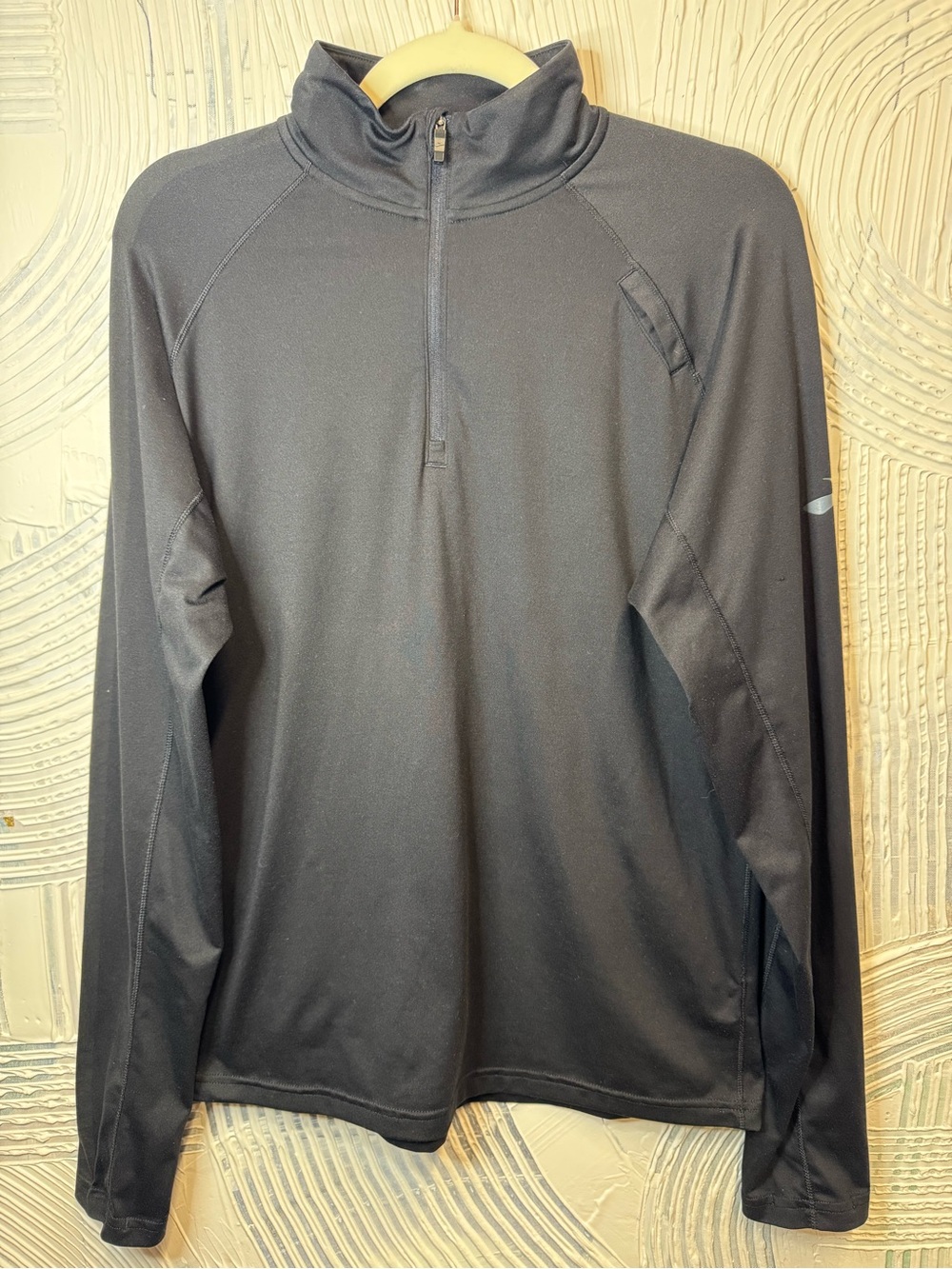 Brooks Black Men's Quarter-Zip Performance Pullover